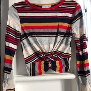 Multi color crop top